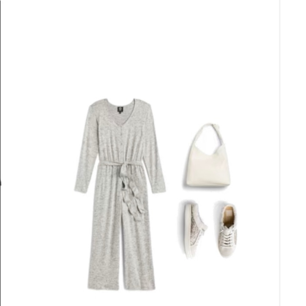 NWT Stitch Fix Grey Jumpsuit Bobeau